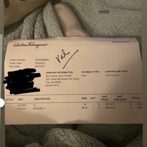 Men’s Size 9 Salvatore Ferragamo Shoes and Shirt